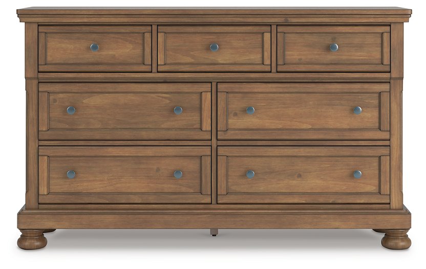 Feddinger Dresser and Mirror - Furniture 4 Less Outlet (Salinas,CA)