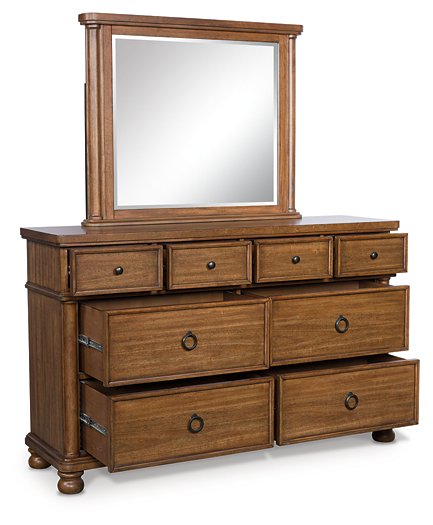 Chadworth Dresser and Mirror - Furniture 4 Less Outlet (Salinas,CA)