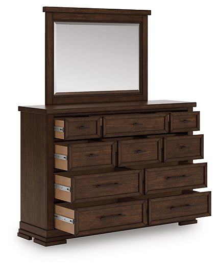 Taffenbrook Dresser and Mirror - Furniture 4 Less Outlet (Salinas,CA)