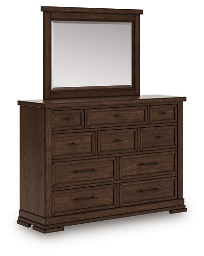 Taffenbrook Dresser and Mirror - Furniture 4 Less Outlet (Salinas,CA)