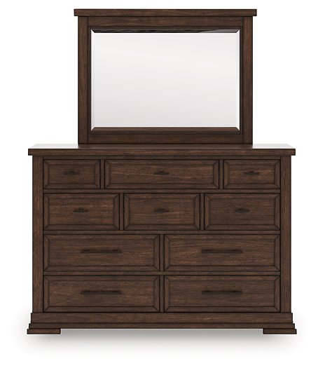 Taffenbrook Dresser and Mirror - Furniture 4 Less Outlet (Salinas,CA)
