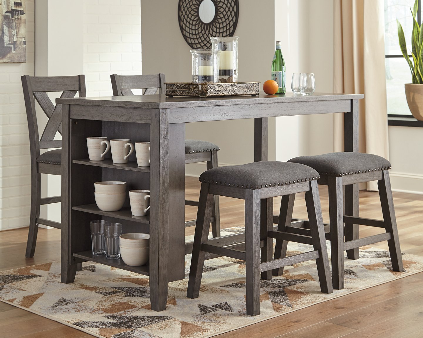Caitbrook Counter Height Dining Set - Furniture 4 Less Outlet (Salinas,CA)