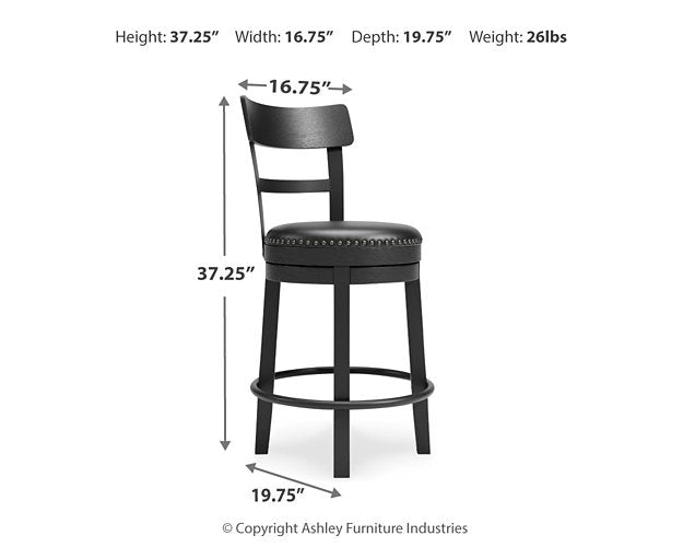 Valebeck Counter Height Bar Stool - Furniture 4 Less Outlet (Salinas,CA)