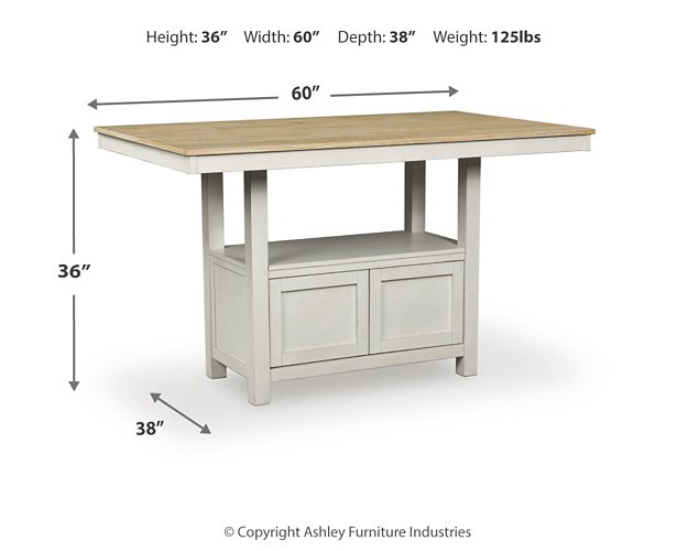 Purlaney Counter Height Dining Table - Furniture 4 Less Outlet (Salinas,CA)