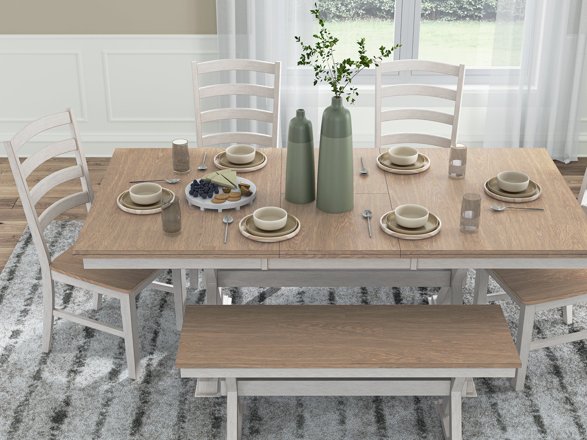 Purlaney Dining Package - Furniture 4 Less Outlet (Salinas,CA)