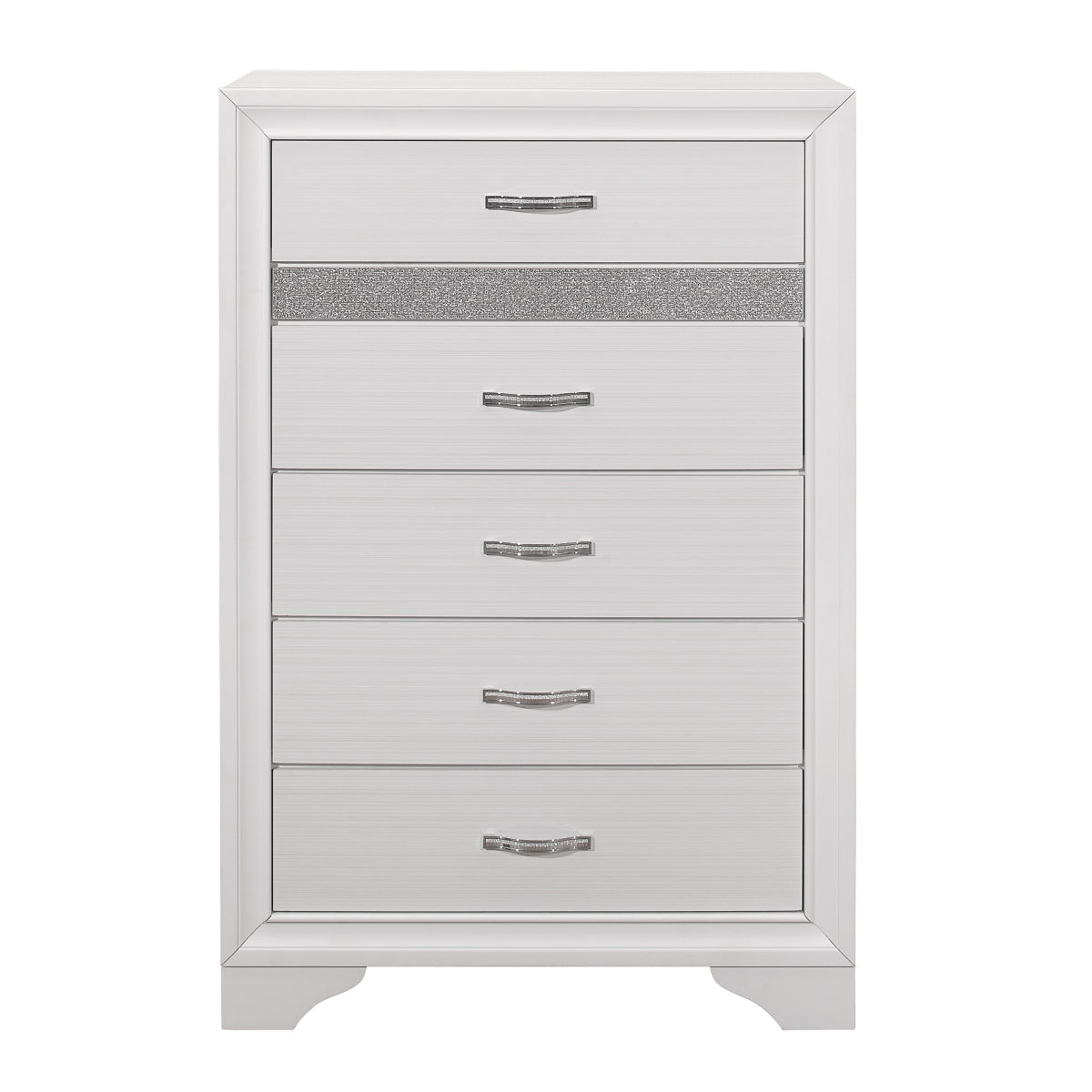 Luster 4 & 5 Piece Bed Set Grey & White - Furniture 4 Less Outlet (Salinas,CA)