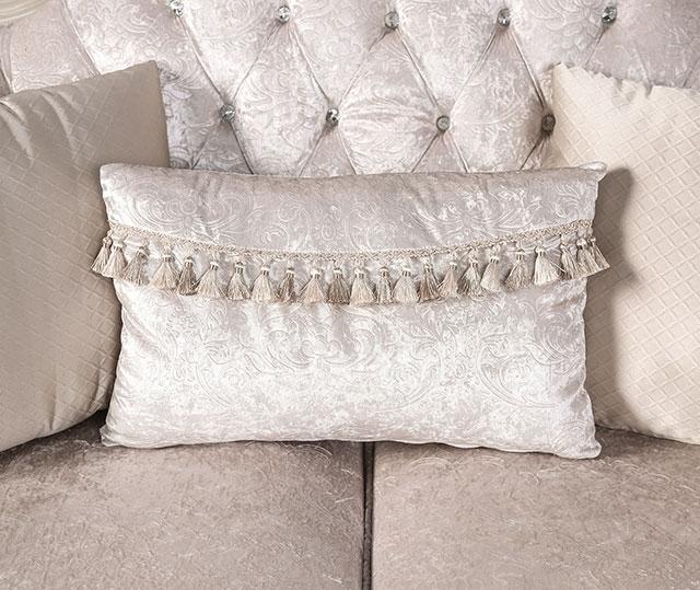 Acapulco White & Espresso Loveseat - Furniture 4 Less Outlet (Salinas,CA)