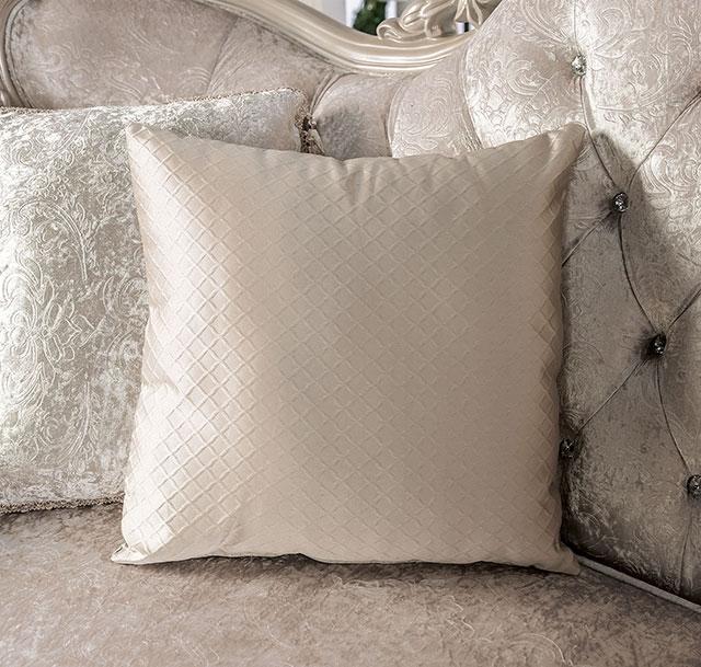 Acapulco White & Espresso Loveseat - Furniture 4 Less Outlet (Salinas,CA)