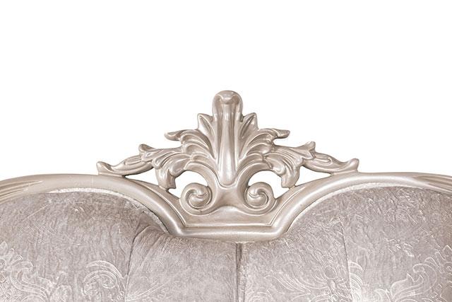 Acapulco White & Espresso Loveseat - Furniture 4 Less Outlet (Salinas,CA)