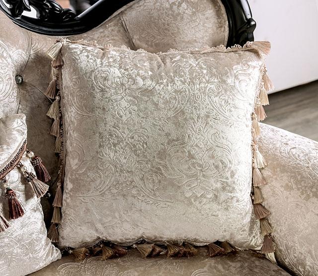 Acapulco White & Espresso Loveseat - Furniture 4 Less Outlet (Salinas,CA)