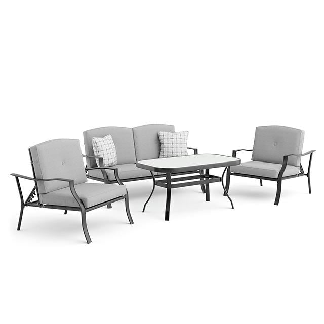 Adele 5 Pc. Conversation Set w/ Adjustable Chairs - Furniture 4 Less Outlet (Salinas,CA)