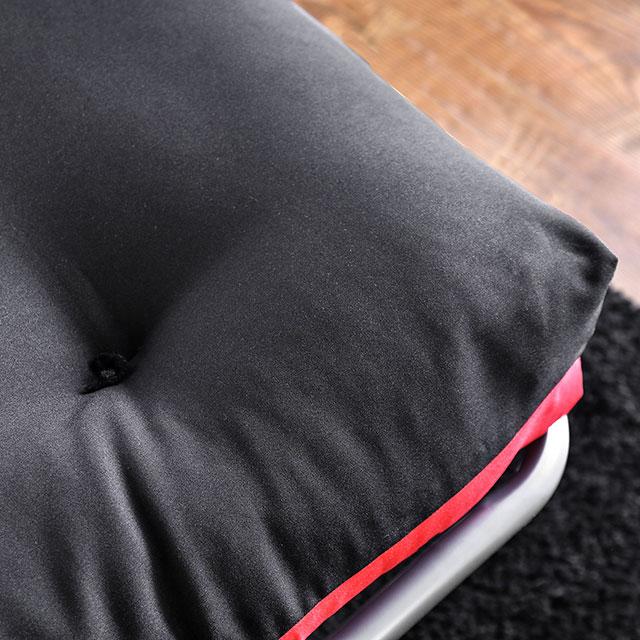 Aksel Black/Red Futon Mattress, Black, Red & Gray - Furniture 4 Less Outlet (Salinas,CA)