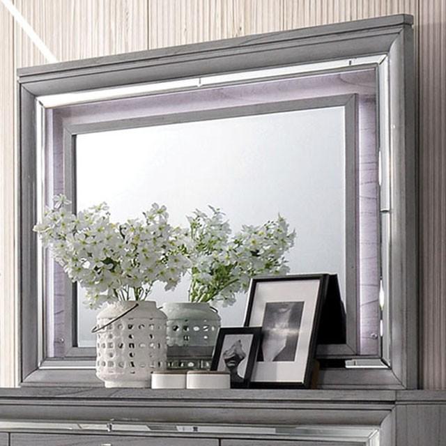 Alanis Light Gray Mirror - Furniture 4 Less Outlet (Salinas,CA)