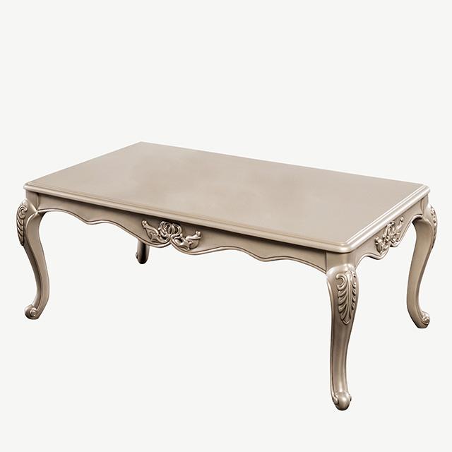 Albacete Coffee Table Walnut & Campage - Furniture 4 Less Outlet (Salinas,CA)