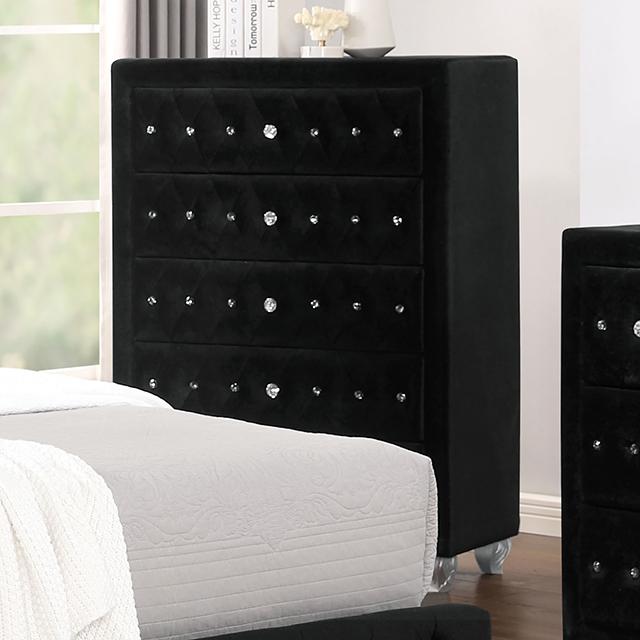 Zohar Chest Black - Furniture 4 Less Outlet (Salinas,CA)
