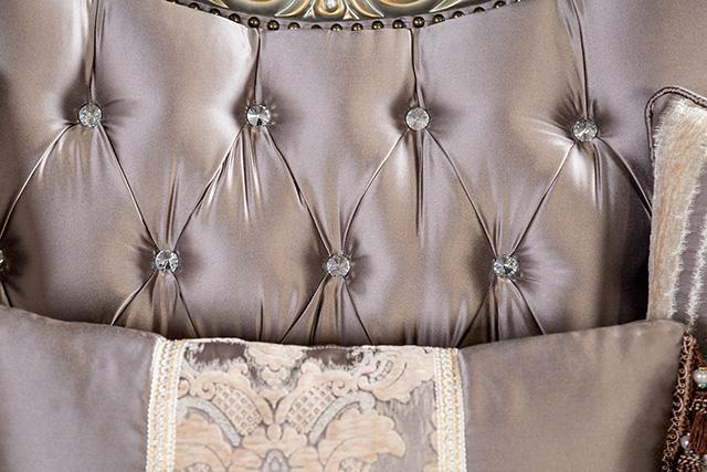 Albacete Sofa Campage & Walnut - Furniture 4 Less Outlet (Salinas,CA)