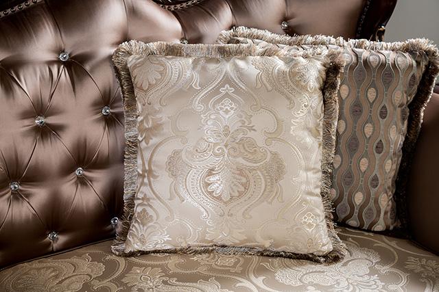 Albacete Sofa Campage & Walnut - Furniture 4 Less Outlet (Salinas,CA)