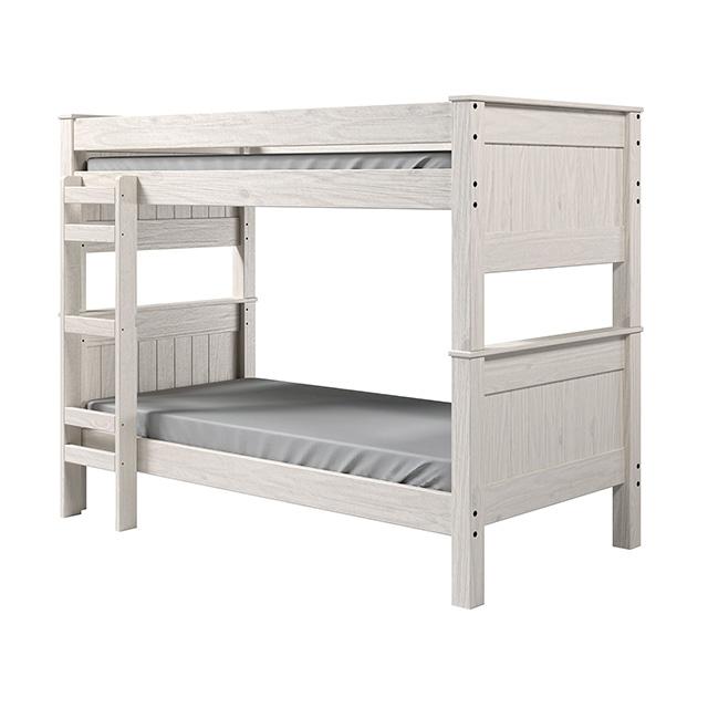 Albani Twin/Twin Post Bunkbed - Furniture 4 Less Outlet (Salinas,CA)