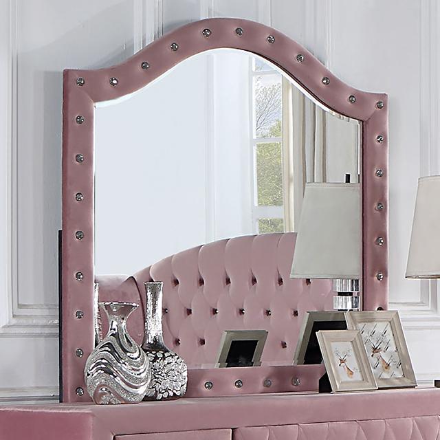 ZOHAR Mirror, Pink - Furniture 4 Less Outlet (Salinas,CA)