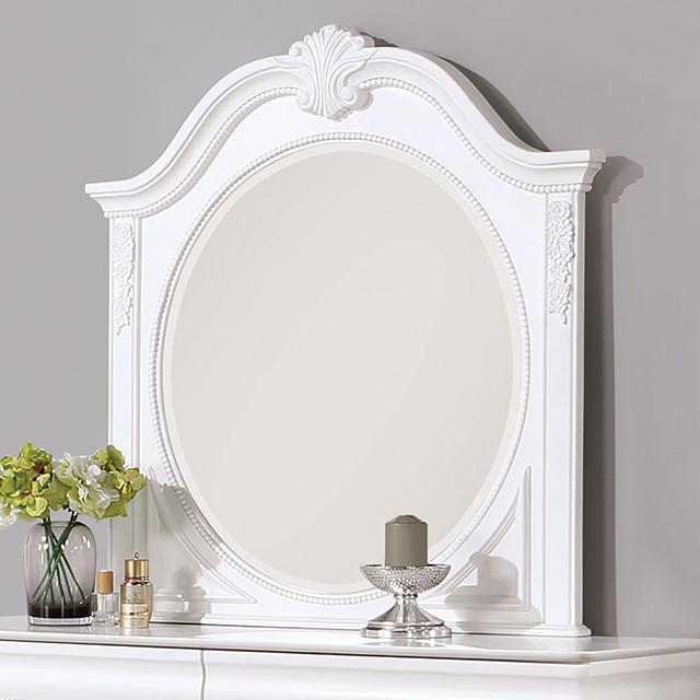 ALECIA Mirror, White - Furniture 4 Less Outlet (Salinas,CA)