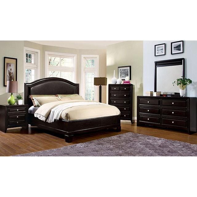 Winsor Espresso E.King Bed - Furniture 4 Less Outlet (Salinas,CA)