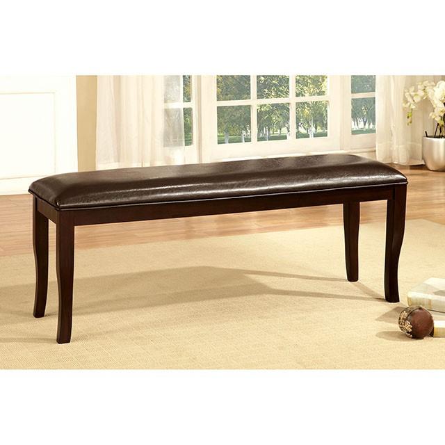 Woodside Dark Cherry/Espresso Bench - Furniture 4 Less Outlet (Salinas,CA)