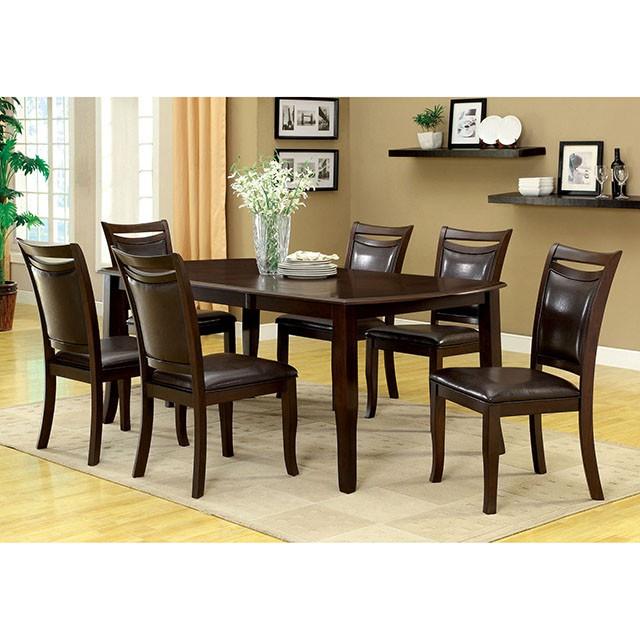 Woodside Dark Cherry/Espresso Side Chair (2/CTN) - Furniture 4 Less Outlet (Salinas,CA)