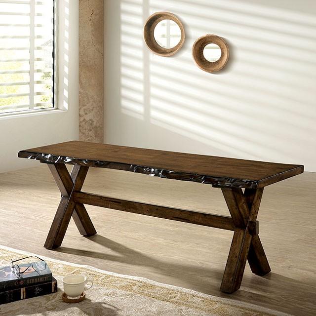 Woodworth Walnut Bench - Furniture 4 Less Outlet (Salinas,CA)