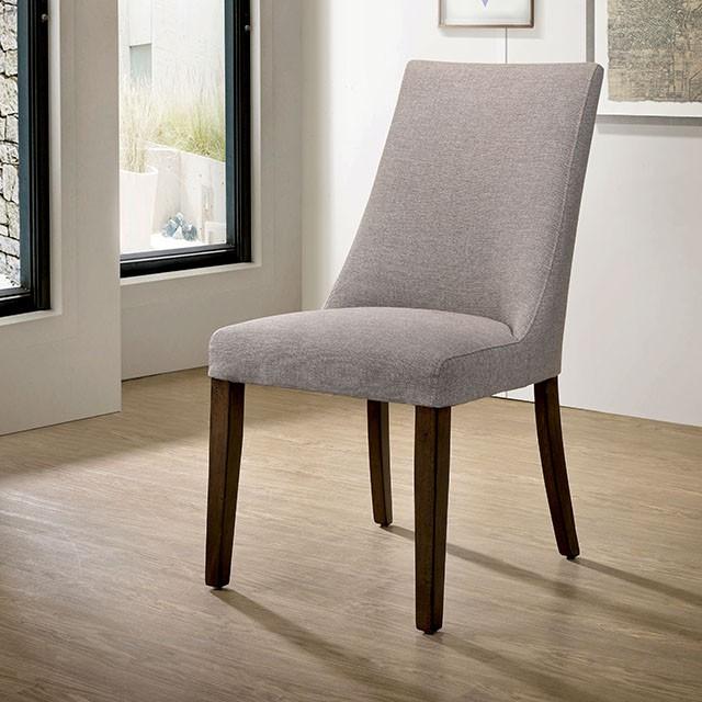 Woodworth Walnut Padded Side Chair (2/CTN) - Furniture 4 Less Outlet (Salinas,CA)