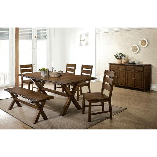 Woodworth Walnut Bench - Furniture 4 Less Outlet (Salinas,CA)