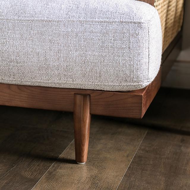 ALESUND Chair, Beige/Light Oak Natural & Brown - Furniture 4 Less Outlet (Salinas,CA)