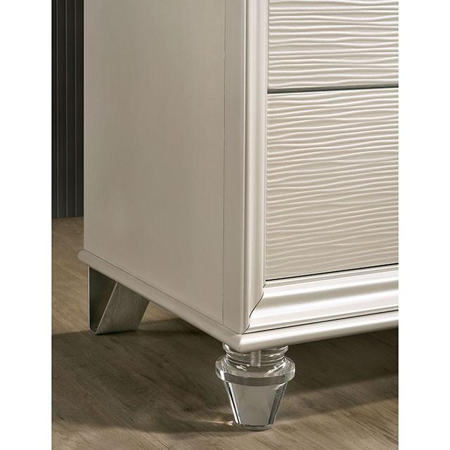 ALLIE Dresser Beige & Rose Gold - Furniture 4 Less Outlet (Salinas,CA)