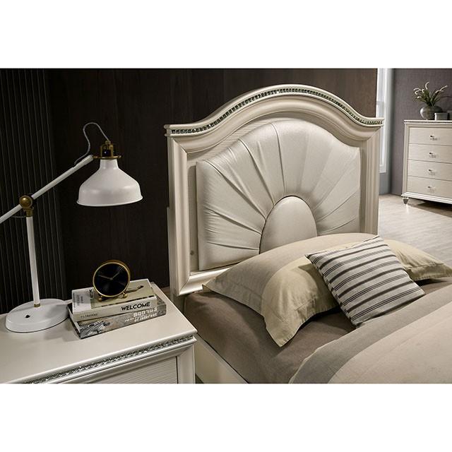 ALLIE Twin & Full Rose Gold Bed - Furniture 4 Less Outlet (Salinas,CA)