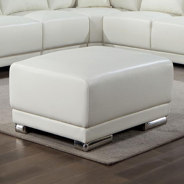 ALTHEA Ottoman, White - Furniture 4 Less Outlet (Salinas,CA)