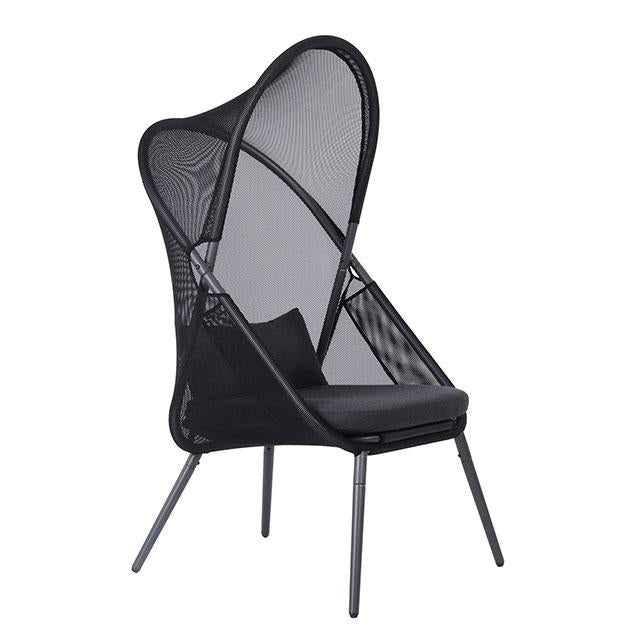 Alverta Foldable Chair Grey & Black (2/Ctn) - Furniture 4 Less Outlet (Salinas,CA)