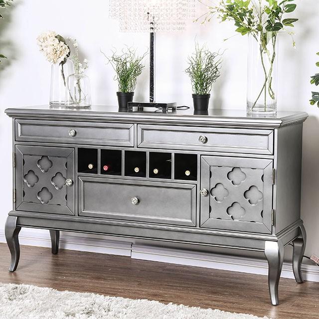Amina Gray Server - Furniture 4 Less Outlet (Salinas,CA)