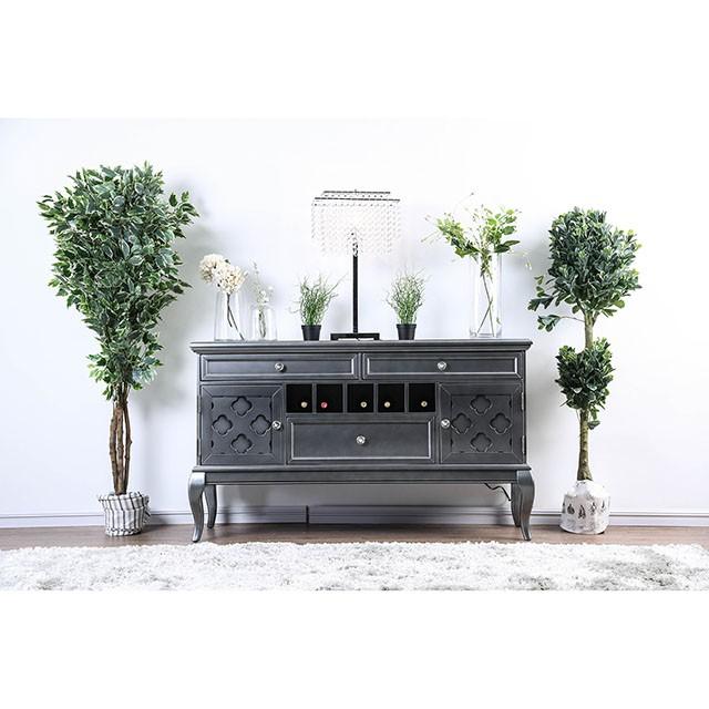 Amina Gray Server - Furniture 4 Less Outlet (Salinas,CA)