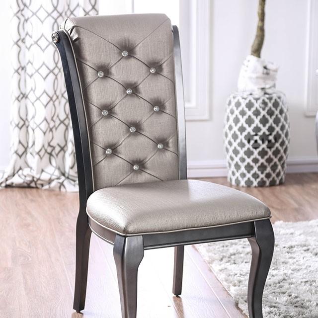 Amina Gray Side Chair (2/CTN) - Furniture 4 Less Outlet (Salinas,CA)