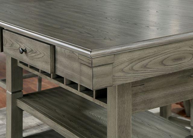 ANAYA Counter Ht. Table, Gray - Furniture 4 Less Outlet (Salinas,CA)