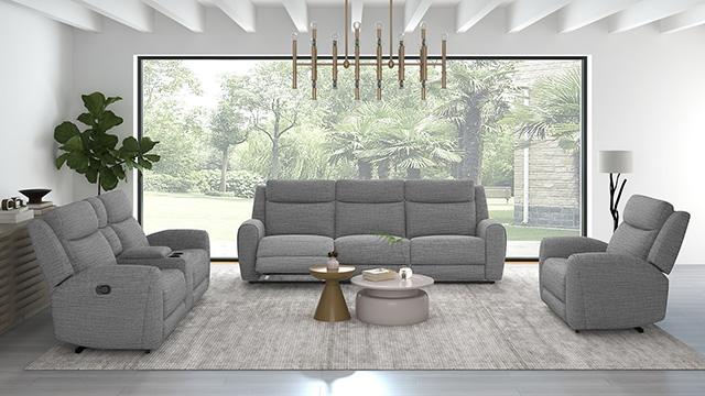Antonius Manual Recliner Sofa - Furniture 4 Less Outlet (Salinas,CA)