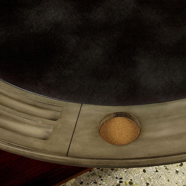 YELENA Gray Game Table - Furniture 4 Less Outlet (Salinas,CA)