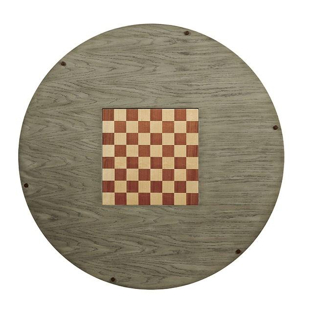 YELENA Gray Game Table - Furniture 4 Less Outlet (Salinas,CA)