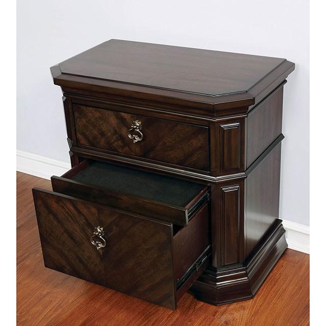 Calliope Espresso Night Stand - Furniture 4 Less Outlet (Salinas,CA)