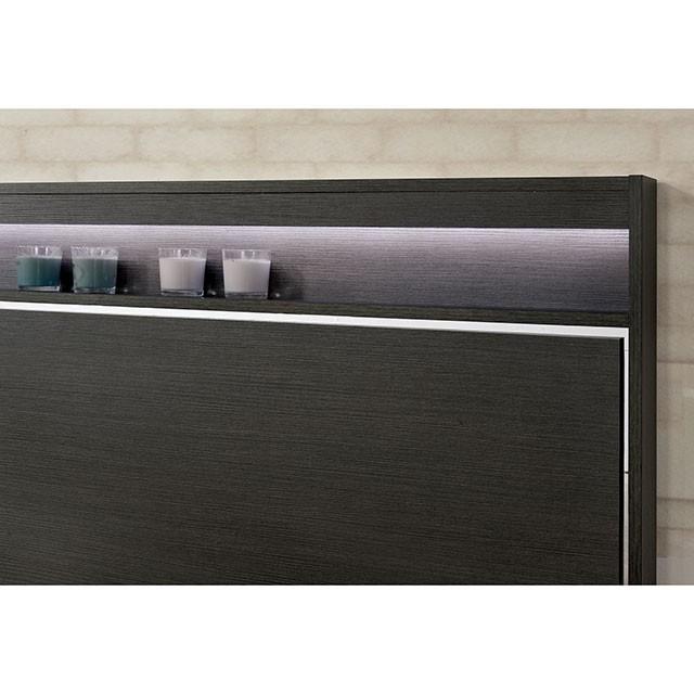 Camryn Warm Gray E.King & Queen Bed - Furniture 4 Less Outlet (Salinas,CA)
