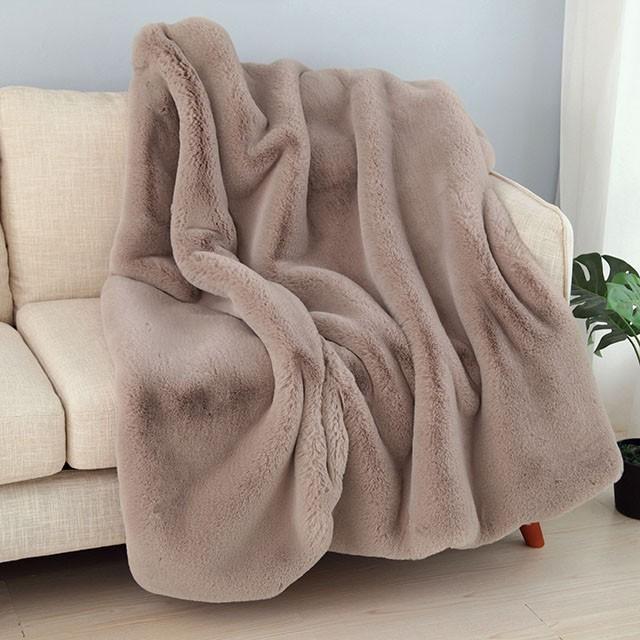 Caparica Blush Throw, Blush - Furniture 4 Less Outlet (Salinas,CA)
