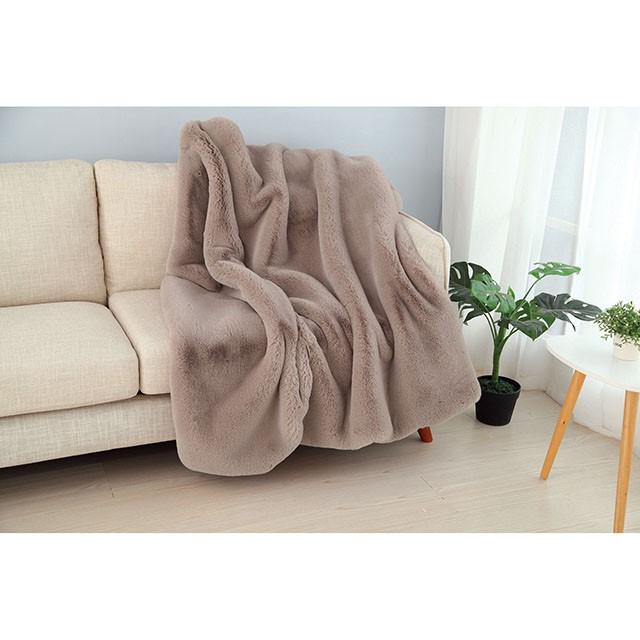 Caparica Blush Throw, Blush - Furniture 4 Less Outlet (Salinas,CA)
