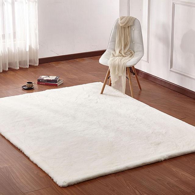 Caparica Off White 5' X 7' Area Rug - Furniture 4 Less Outlet (Salinas,CA)