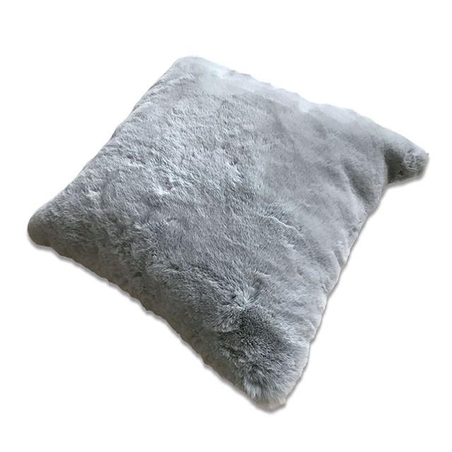 Caparica Silver 20" X 20" Pillow, Silver - Furniture 4 Less Outlet (Salinas,CA)