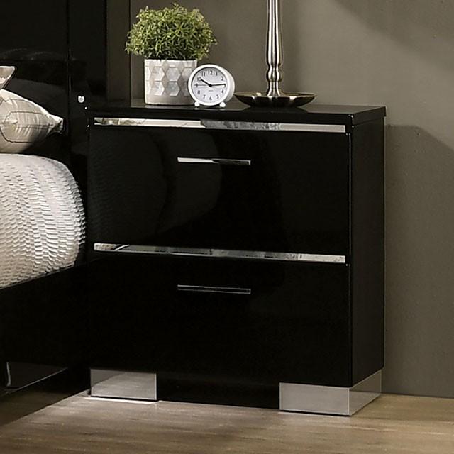 CARLIE Night Stand w/ USB Plug - Furniture 4 Less Outlet (Salinas,CA)