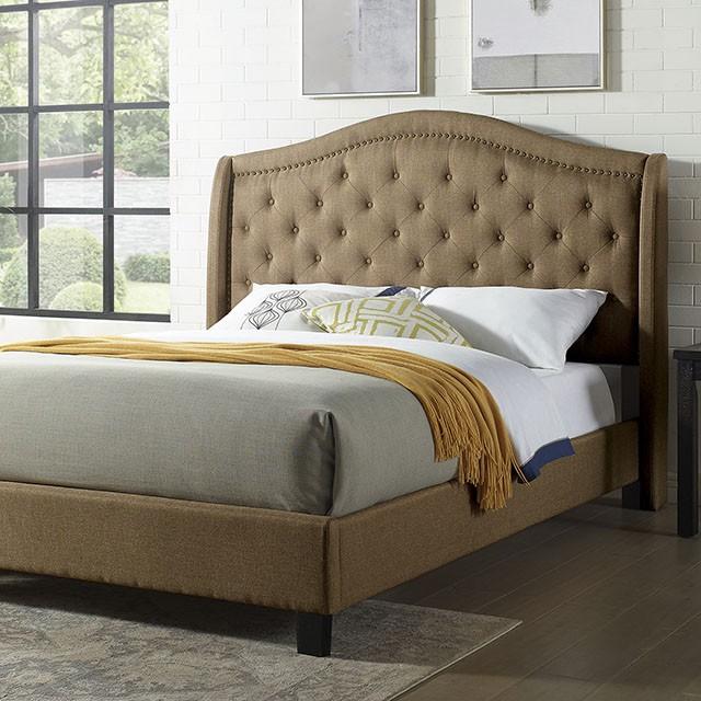 Carly Bed Grey & Brown - Furniture 4 Less Outlet (Salinas,CA)